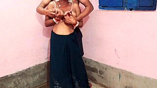 hot indian stepmom fucked by stepson in tight pussy, punishment ass fucking, aunty calls friend 😈