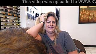 friend's divorced mom practices with young guy part 1