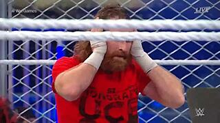 Masculine wargames in survivor series 2022 featuring intense wrestling matches.