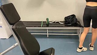 Beautiful Babe Fucks New Guy In Gym, But He's A Cheater