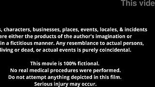 logan lace undergoes humiliating university entrance physical with dr tampa, spreading in latex gloves and skirt backstage.