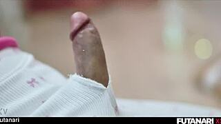 Birthday Girl Grows Futa Cock and Bangs Best Friend in Wild Shemale Trailer