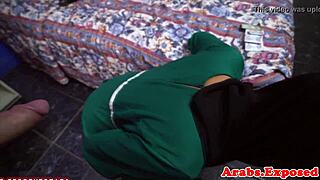 Seductive Arabian Babe Riding Huge Cock in Cowgirl Style