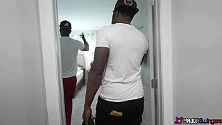 Rome majors engages in group sex gangbang in the shower with licking and deepthroat.