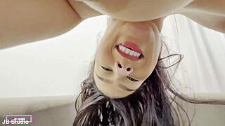 Curvy Latina Brunette Squirts from Wet Pussy During Sex