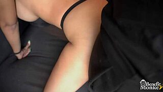 latina babe gets fucked and cum on tits