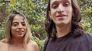 Outdoor Sex With Annie Marin In Forest