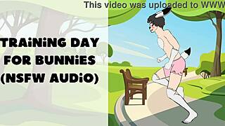 Training day for bunnies in bisexual gay furry scene, taming NSFW virtual assistant