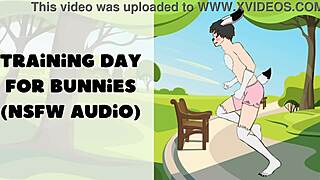 Training day for bunnies in bisexual gay furry scene, taming NSFW virtual assistant
