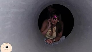 Stopped to Fuck My Lover During Public Construction