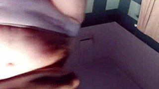 german granny uses dildo and cucumber in hairy pussy