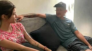 mi hermanastra paga mi silencio con una mamada y una follada dura, skinny colombian goddess with tan lines