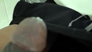 Masturbated In Restroom To Cum!