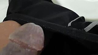 Masturbated In Restroom To Cum!