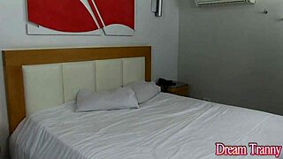 skinny guy sucks leticia menezes shemale cock while she rides friend