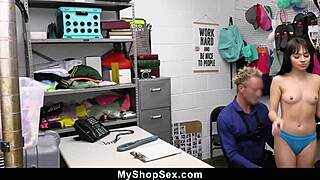 I feel so dominated by shoplifting suspect Aria's tight pussy fucking.