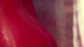 Lesbian ballet dancers lick each other's tattooed feet