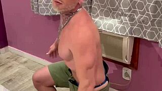 to keep the secret, my roommate gave me his oiled ass for monster cock 😏 free