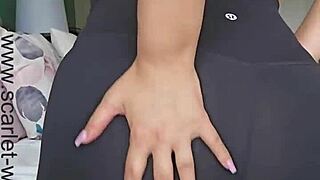 superhot teacher scarlet's strip tease in lingerie, wanna see?