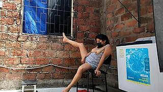 Caught recording neighbor's intimate fingering session