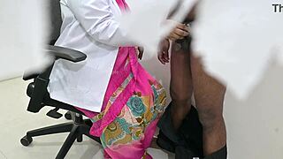 telugu doctor examines patient's cock in the clinic
