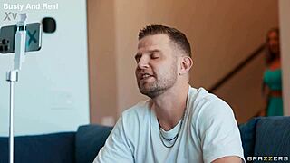 Hayley Davies teases with bubble butt, gets face fucked and choked