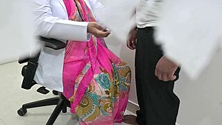 telugu doctor examines patient's cock in the clinic