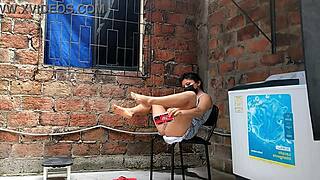 Caught recording neighbor's intimate fingering session