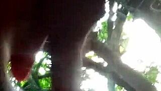 I fucked the chachuera's naughty ass and gave it to the cazero who arrived with the dog, it was so interracial!