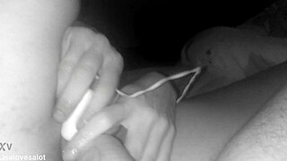 Darkroom exploration with lover in intimate setting