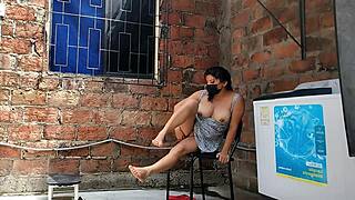 Caught recording neighbor's intimate fingering session