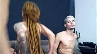 Blonde in Group Action with Brazilian Cuckold