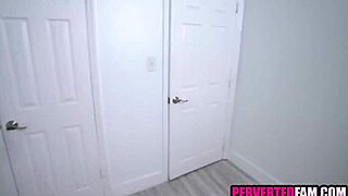 Young step sister fucks in my room hard