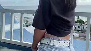 Exhibitionist Wife Flashes Tight Pussy Outdoors