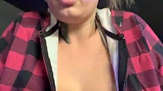 OMG, almost kicked out for my bouncing tits! 😍