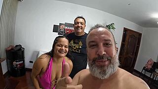 Paty Bumbum Back at the Mansion, Getting Wet and Wild in Lingerie!