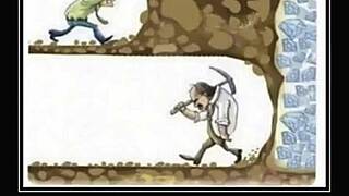 In the school of art, a type of rapport develops.