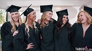 those milfs turned the party into a wild reverse gangbang