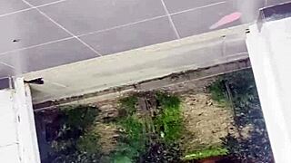 Intense Upskirt Spying Under Skirt In The Store.