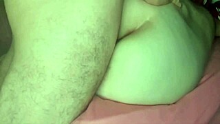 Wife Enjoys Sideways Fucking And Cum Swapping