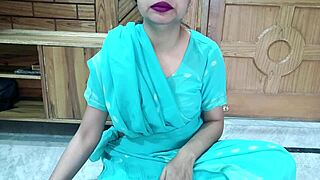 Indian desi village maid tricked into deepthroat and bent over creampie