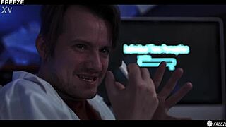 Freeze Fuck Young Lab Partner! Matty Mila Squirts!