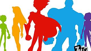 hey, raven from teen titans gets anal fucked hard