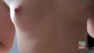 young amateur wakes with blowjob and morning fuck