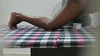 You Squeezing That Sperm Milk Outside In Massage Spa?