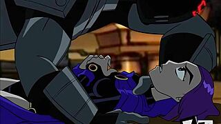 hey, raven from teen titans gets anal fucked hard