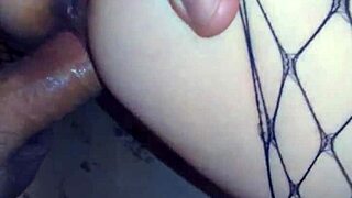 When legs spread, wife is ready for anal.