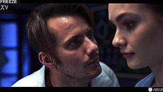 Freeze Fuck Young Lab Partner! Matty Mila Squirts!