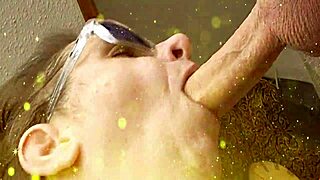 Wow, sensual deep throat on huge uncut cock!