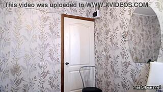 masturbating after workout in panties and lingerie!